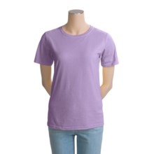 Hanes ComfortSoft Cotton T-Shirt - Short Sleeve (For Women) in Light Purple - 2nds