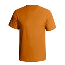 Hanes Comfortsoft Heavyweight T-Shirt - 5.5. oz. Cotton, Short Sleeve (For Men and Women) in Burnt Orange - 2nds