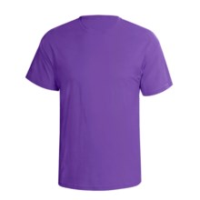 Hanes Comfortsoft Heavyweight T-Shirt - 5.5. oz. Cotton, Short Sleeve (For Men and Women) in Purple - 2nds