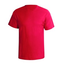 Hanes Comfortsoft Heavyweight T-Shirt - 5.5. oz. Cotton, Short Sleeve (For Men and Women) in Red - 2nds
