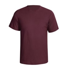Hanes Comfortsoft Heavyweight T-Shirt - 5.5. oz. Cotton, Short Sleeve (For Men and Women) in Wine - 2nds