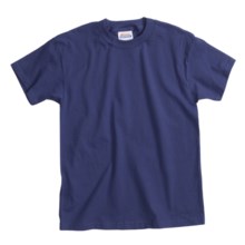 Hanes Comfortsoft T-Shirt - Heavyweight, Short Sleeve (For Youth) in Navy - 2nds
