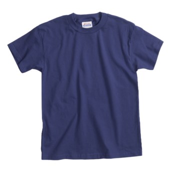 Hanes Comfortsoft T-Shirt - Heavyweight, Short Sleeve (For Youth) in Navy