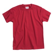 Hanes Comfortsoft T-Shirt - Heavyweight, Short Sleeve (For Youth) in Red - 2nds