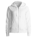 Hanes Cotton Fleece Hoodie Sweatshirt - Zip, Raglan Sleeve - 7.5 oz (For Women)