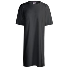 Hanes Cotton Nightshirt - Wear Around, Short Sleeve (For Women) in Black - 2nds
