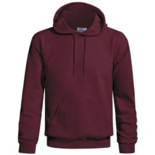 Hanes Cotton-Rich 9 oz Pullover Hoodie Sweatshirt - No Shrink, Pill Resistant (For Men and Women) in Wine - 2nds