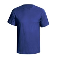 Hanes Heavyweight 50/50 T-Shirt - Short Sleeve (For Men and Women) in Navy - 2nds