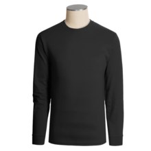Hanes Heavyweight Cotton T-Shirt - Long Sleeve (For Men and Women) in Black - 2nds