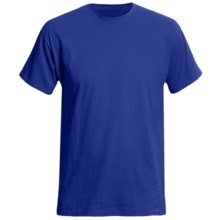 Hanes Originals Cotton Jersey T-Shirt - Short Sleeve (For Men and Women) in Royal - 2nds