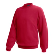 Hanes Pill-Resistant Fleece Sweatshirt - Cotton-Rich 9 oz (For Men and Women) in Red - 2nds