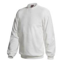 Hanes Pill-Resistant Fleece Sweatshirt - Cotton-Rich 9 oz (For Men and Women) in White - 2nds