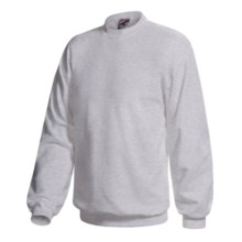 Hanes Pill-Resistant Fleece Sweatshirt - Cotton-Rich (For Men and Women) in Light Steel - 2nds