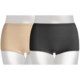Hanes Premium Boy Short Underwear - 2-Pack, Tagless® (For Women)