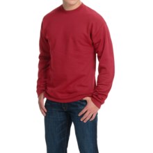 Hanes Premium EcoSmart Sweatshirt - Cotton Fleece (For Men and Women) in Cardinal - 2nds