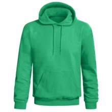 Hanes Printpro Cotton-Rich Fleece Pullover Hoodie Sweatshirt (For Men and Women) in Medium Green - 2nds