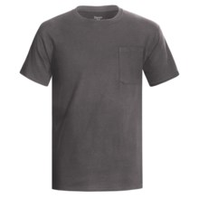 Hanes Professional-Grade Work T-Shirt - Crew Neck, Short Sleeve (For Men) in Dark Grey - 2nds