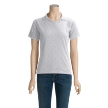 Hanes StayClean Jersey Polo Shirt - Short Sleeve (For Women) in Ash - 2nds