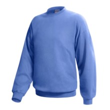 Hanes Ultimate Cotton Crew Fleece Sweatshirt  (For Men and Women) in Medium Blue - 2nds
