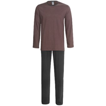 Hanro Midnight Pajamas - Long Sleeve (For Men) in Black
