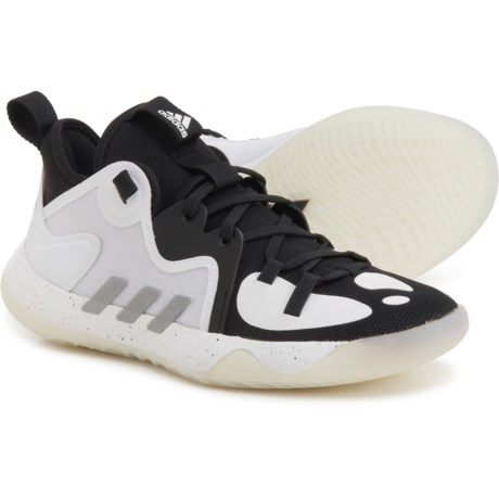 Adidas Harden Stepback 2 J Basketball Shoes (For Boys) - BLACK/SILVER/WHITE (5C )