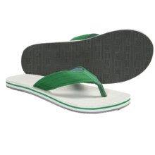 Hari Mari Parks Flip-Flop Sandals - Hemp (For Men) in Green/Blue - Closeouts