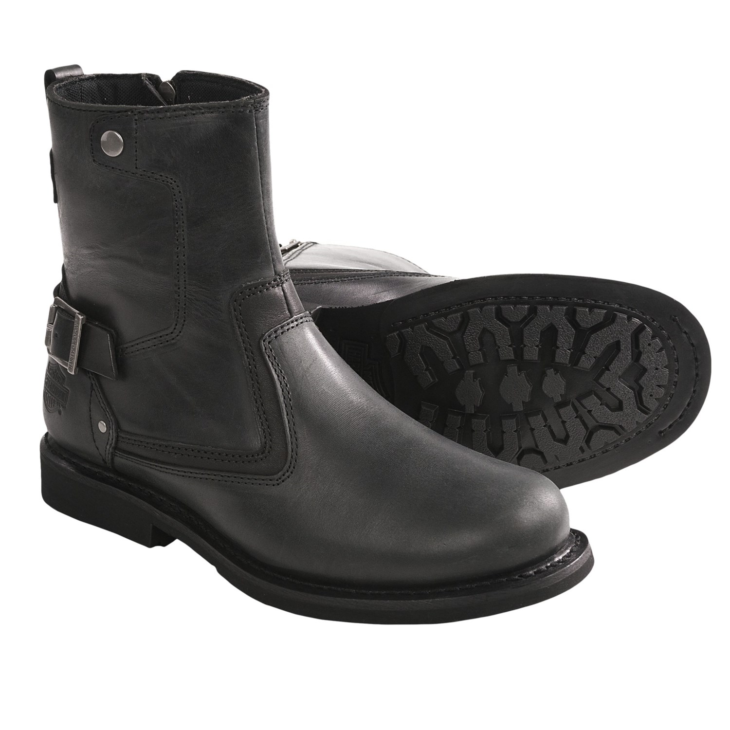 motorcycle boots with raised sole