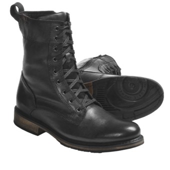 Harley-Davidson Merle Lace-Up Boots - Leather (For Men) in Black