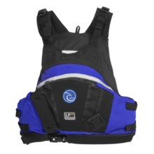 Harmony LP 7.6 Paddling PFD Life Jacket - USCG Approved, Type III (For Men and Women) in Blue - Closeouts