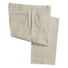 Hart, Schaffner & Marx American Classic Trouser Pants - Flat Front, Twill (For Men) in Stone - Closeouts