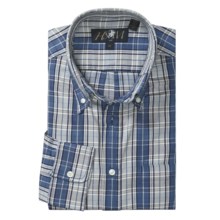 Hart, Schaffner & Marx Check Sport Shirt - Long Sleeve (For Men) in Blue - Closeouts