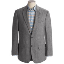 Haspel Camelhair Herringbone Sport Coat (For Men) in Grey - Closeouts