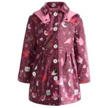 Hatley All-Weather Jacket - Detachable Hood, Quilted Lining (For Girls) in Winter Birds - Closeouts