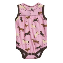 Hatley Applique Romper - 1-Piece (For Infants) in Desert Horses - Closeouts
