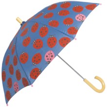 Hatley Child-Safe Umbrella - Wood Handle and Tip in Nordic Bugs - Closeouts