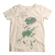 Hatley Cotton Graphic T-Shirt - Short Sleeve (For Little Boys) in National Trail - Closeouts