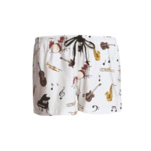 Hatley Cotton Jersey Boxer Shorts (For Women) in Musical Instruments - Closeouts