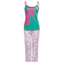 Hatley Cotton Jersey Pajamas - Camisole and Pants (For Women) in Sea Horses - Closeouts