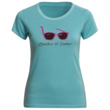 Hatley Jersey Shirt - Short Sleeve (For Women) in Shades Of Summer - Closeouts