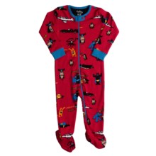 Hatley Printed Footed Coveralls (For Infants) in Super Hero - Closeouts