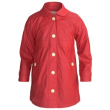 Hatley Splash Jacket - Terry Lined (For Girls) in Red - Closeouts