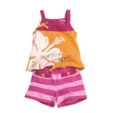 Hatley Tank Top and Shorts Set - 2-Piece (For Infants) in Surfer Girl - Closeouts