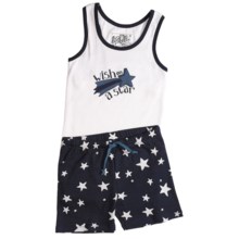 Hatley Tween Lounge Set - 2-Piece, Cotton (For Girls) in Stars - Closeouts