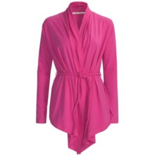 Hatley Wrap Cover-Up - Long Sleeve (For Women) in Fuchsia - Closeouts