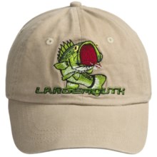 HatTail Sport Series Cap with Hat Tether - Cotton Twill in Mt. Carmel/Largemouth Bass - Closeouts