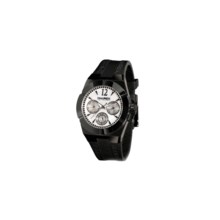 Haurex Ceramic and Mother-of-Pearl Watch - Rubber Strap (For Women) in Mother Of Pearl/Black - Closeouts