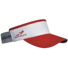 Headsweats Supervisor Running Visor Hat (For Men and Women) in Red - Closeouts