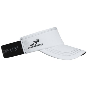 Headsweats Supervisor Running Visor Hat (For Men and Women) in White