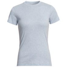 Heathered Favorite T-Shirt - Crew Neck, Short Sleeve (For Women) in Blue - 2nds