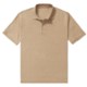 Heathered Pima Cotton Polo Shirt - Tailored Fit, Short Sleeve (For Men)